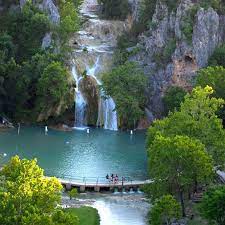 Soaring 77 feet, a roaring gush of water plummets into a natural swimming pool below. Featured Location For June 2017 Turner Falls Oklahoma Film And Music Office