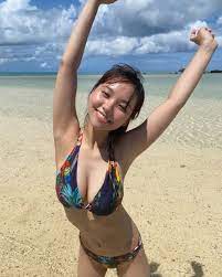 HカップJK「沖縄のビーチに来たよ～（ﾊﾟｼｬ」NMB48 本郷柚巴 : アイドル・女子アナ画像☆吟じます