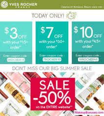 Discount Offers At Beauty Plus Salon And Yves Rocher Details At Makeupbonuses Com Multibrand Yvesrocher Bea Yves Rocher Discount Beauty Prestige Cosmetics