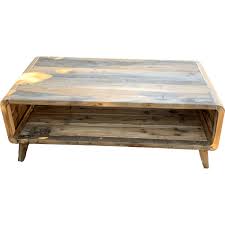 This reclaimed wood coffee table in an antique look will make a timeless addition to your home. Recycled Wood Large Coffee Table