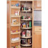 So in total, the double door kitchen pantry cabinet has 5 shelves to store various stuff. Lazy Susans For Pantries Fit Into Most Cabinets And Pantries Kitchensource Com