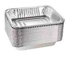 Joeyzshopping Disposable Reusable Aluminum Foil Steam Table Pan Takeout Lasagna Tray 15 9 X 13 Half Size Catering Heavy Duty