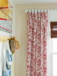 Lay the other panel on the floor. Diy Window Curtains From Canvas Or Dropcloth Diy Network Blog Made Remade Diy