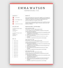 Once you choose your favorite. Free Resume Templates For Microsoft Word Download Now