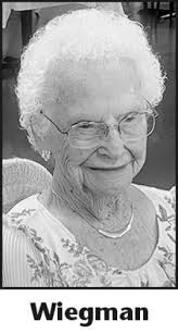 DOROTHY WIEGMAN Obituary (1921