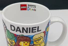 LEGO Imagination Center Coffee Cup Mug Orlando Personalized “DANIEL”!
