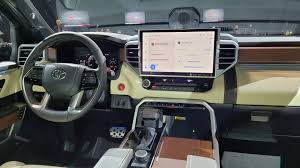 We Check Out The Tundra S All New 14 Inch Infotainment System Carscoops