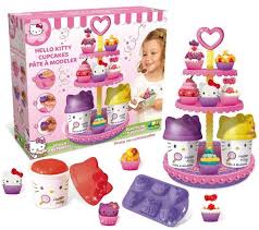 Canal Toys Hello Kitty Cupcakes En Folie Cupcakes Hello Kitty Chat Hello Kitty Pate A Modeler