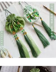 素荑集竹染端午香包袋荷包刺绣香囊手工diy材料包七夕礼物送男友 淘宝网 drop earrings earrings jewelry