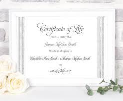Check spelling or type a new query. Certificate Of Life Miscarriage Certificate Stillbirth Etsy