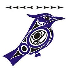 Native Depiction Of Blue Jay Native Art Art Pacific Northwest Art