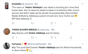 Dare adeboye is on facebook. Ek Acb9tpawkym