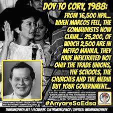 They became compassionate friends who gave him respect by he is the third of the five children of ninoy, who was then the vice governor of tarlac province, and cory, daughter of a prominent tarlac businessman. Thinkingpinoy On Twitter We Need Not Revise History We Just Need To Listen To The Voices Silenced Since 1986 Then Vice President Salvador Doy Laurel In A Letter Dated 13 August 1988 Wrote