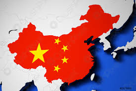 Karte von asien, weltkarte politisch. Weltkarte Mit China Flagge 3d Rendering Foto Vorratig Crushpixel