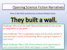 How to start a novel. Science Fiction Openings Teaching Resources