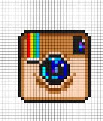 Instagram Logo Perler Bead Pattern Pixel Art Pattern Pixel Art Pixel Art Grid