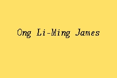 Maybe you would like to learn more about one of these? Ong Li Ming James Lawyer In Jalan Tun Razak