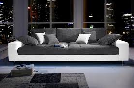 Weiße kissen sind auch noch dabei. Nova Via Big Sofa Wahlweise Mit Kaltschaum 140kg Belastung Sitz Und Rgb Led Beleuchtung Online Kaufen Otto