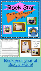 Growth Mindset Rock Star Craftivity And Writing Prompts Writing Prompts Language Arts Classroom Craftivity