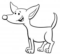 Leer + mascotas conoce la importancia de la hidratación en. Ilustracion De Dibujos Animados En Blanco Y Negro De Divertido Libro De Colorear De Personaje De Perro O Perrito Vector Premium