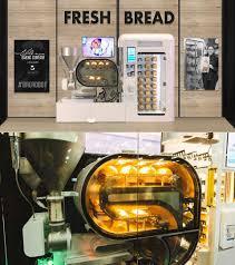 This Bread Making Robot Doubles As A Vending Machine Vending Machine Design Pizza Vending Machine Vending Machine