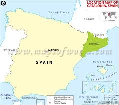 Where Is Catalonia Catalonia Map Location Map
