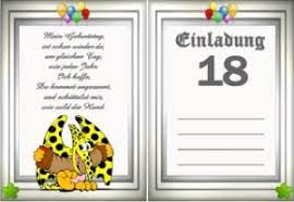 Hier bekommen sie die besten geburtstagseinladungen. Einladungstexte Zum Geburtstag 18