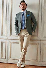 green jacket グリーン 緑 のジャケパン global style style casual