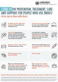 Avoid close contact, clean your hands often, cover coughs and sneezes, stay home if you're sick. Covid 19 Hiv Prevention Treatment Care And Support For People Who Use Drugs Active Tips To Share With Clients Unaids