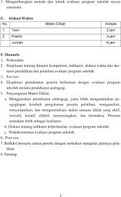 7 memastikan 3 program peningkatan akademik atauprogram motivasi kepada murid dilaksanakan. Evaluasi Program Sekolah Pdf Download Gratis