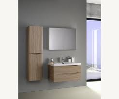 Mobile bagno a profondità ridotta con lavabo in appoggio atlantic fino a 120 cm. Mobile Bagno Sospeso Smile 90 Cm Rovere Con Specchio Contenitore Duzzle