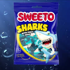 Lawful to you is hunting / catching from the sea and its food as provision for you and the travellers, but forbidden to you is hunting from the land as long as you are in the state of ihram. Sweeto Sweeto Sharks With Fruit Juice Sweeto Sharks