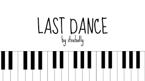 Last Dance Big Bang Piano Tutorial Youtube