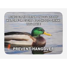 Cast iron decorative mallard duck towel holder 6.5. Animal Bath Mat Cute Mallard Duck Swimming On The Lake River Green Head Feathers Nature Design Print Non Slip Plush Mat Bathroom Kitchen Laundry Room Decor 29 5 X 17 5 Inches Multicolor Ambesonne
