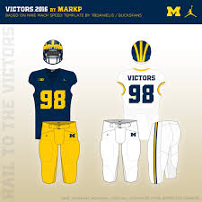 2016 Michigan Football Uniform Concept Mgoblog