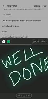 If you don't see this app from the search results, you need to download apk/xapk installer file from . Update Live Message For S8 And S8 Samsung Members