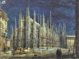 Vi invitiamo ad ammirare le opere d'arte e di fede con cui i. Night View Of Piazza Del Duomo In Milan Angelo Inganni