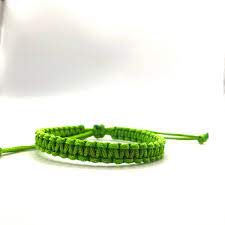 Light Green Cord Bracelet Green String Bracelet Lucky Etsy