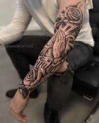 tattoos braco preenchido tatuagem tatuagem religiosa no braco tatuagem braco inteiro feminino