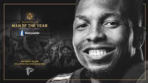 Ricardo Allen named Falcons' Walter Payton Man of the Year