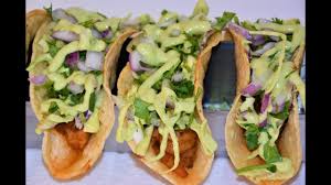 Maybe you would like to learn more about one of these? Chipotle Shrimp Tacos With Creamy Cilantro Sauce Taco Recipe Youtube