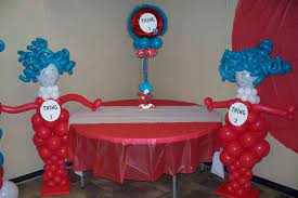 Thing 1 And Thing 2 Baby Shower Party Ideas Photo 4 Of 5 Catch My Party