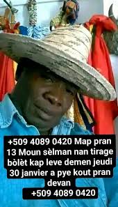 509 40890420 Map pran 13 Moun sèlman pou tiraj bòlèt kap leve jeudi 30  janvier a pye kout pran devan +509 4089042020
