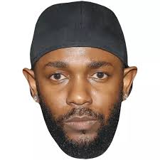 KENDRICK LAMAR (BEARD) Celebrity Mask, Flat Card Face £5.29