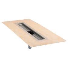 Schluter shower systems require a solid subfloor and in this example we had a 3/4 plywood subfloor. Schluter Kerdi Line Linear Drain Stonetooling Com