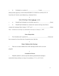 You may file in the county where you both lived if your spouse moved to another county within six months of the date you are filing. Uncontested Divorce Without Children Georgia Free Download