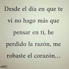 Me robaste el corazon frases. Me Robaste El Corazon Spanish Quotes Amor Spanish Quotes Quotes