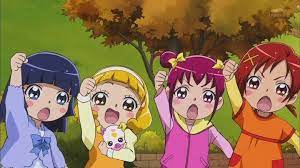 beauty reika peace yayoi happy miyuki and sunny akane かわいい アニメ プリキュア