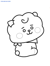 Check spelling or type a new query. Bt21 Coloring Pages 80 Free Printable Coloring Pages