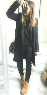 4815238b1baf3d711e944952b4c2f98a Jpeg In 2020 How To Wear Timberlands Timberland Boots Women Outfit Fashion